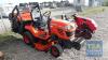 KUBOTA MK1 TWIN CUT RIDE ONMOWER 1624 HOURS 2009 & KEY