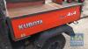 Kubota RTV900 1552 Hours - 898cc 4x4 - 10