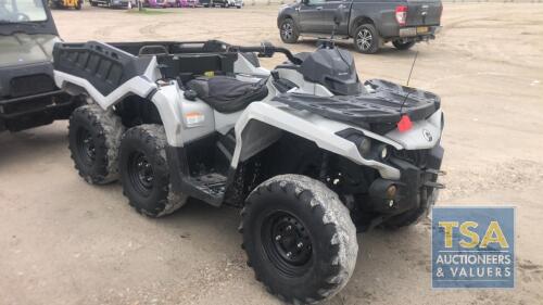 CAN-AM 6X6 OUTLANDER , YEAR - 2017, HOURS - 4232, PLUS VAT