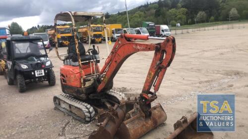 KUBOTA U15-3, 3343 hours Displayed, PLUS VAT