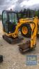 JCB 8018, YEAR - 2007, HOURS - 2674 , C/W 3 BUCKETS , PLUS VAT