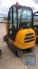 JCB 8018, YEAR - 2007, HOURS - 2674 , C/W 3 BUCKETS , PLUS VAT - 3