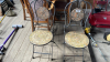 2 GARDEN CHAIRS