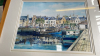 W C PAINTING STORNOWAY HARBOUR BY M MACLEOD - 2