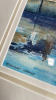 W C PAINTING STORNOWAY HARBOUR BY M MACLEOD - 3