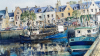 W C PAINTING STORNOWAY HARBOUR BY M MACLEOD - 5