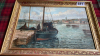 OIL PAINTING BOATS - 2