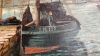 OIL PAINTING BOATS - 3