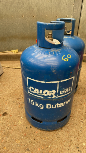 2 x 15kg Calor Gas Bottles-Empty