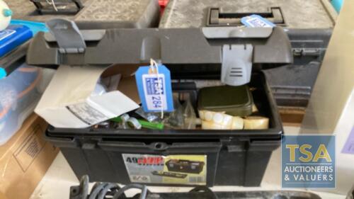 Tool Box c/w Gun Cleaning Agent and Oils