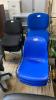 10 ASSORTED STACKING CHAIRS
