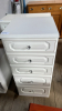 2 WHITE CHESTS DRAWERS - 2