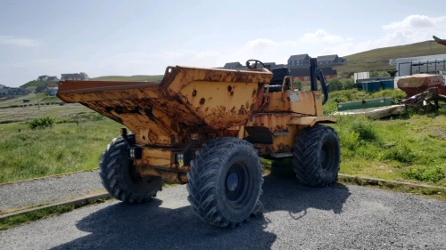 2008 6T Thwaites Swivel Skip Dumper. Perkins engine