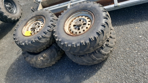 Honda quad wheels & Tyres (set of 4)
