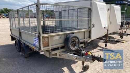 IFOR WILLIAMS LM126 TRAILER WITH FOLD SIDES