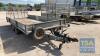 IFOR WILLIAMS TB5021 - 2 AXLE TILTBED TRAILER