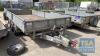 IFOR WILLIAMS LM146 TRIAXLE TRAILER WITH DROP SIDES