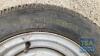 TRAILER WHEEL AND TYRE 155 70 R12 - 2