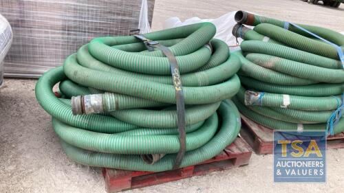 6" VACCUM HOSE WITH CONNECTING ENDS