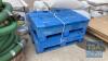 2 PLASTIC COLLAPSIBLE DOLAV STORAGE BOXES