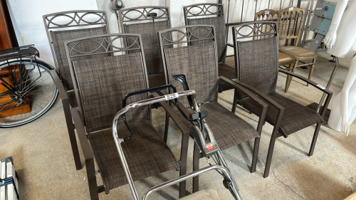 6 GARDEN CHAIRS