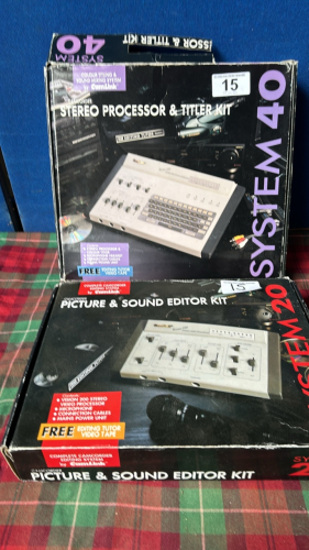 2 BOXES-STEREO PROCESSOR & PICTURE EDITOR