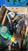 2 BOXES ASSORTED GARDEN ITEMS & HOSE - 2