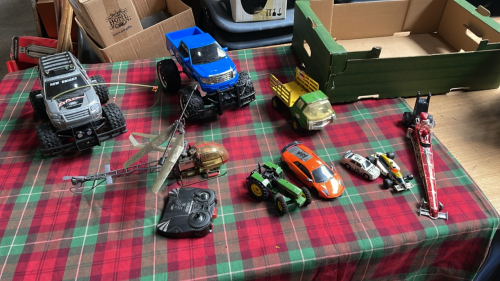 BOX TOY CARS ETC