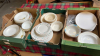 3 BOXES PLATES BOWLS & CUTLERY