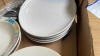 3 BOXES PLATES BOWLS & CUTLERY - 3