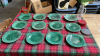 BOX GREEN PLATES JUG & COASTERS