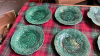 BOX GREEN PLATES JUG & COASTERS - 5