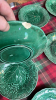 BOX GREEN PLATES JUG & COASTERS - 7