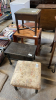 3 STOOLS NEST TABLES & TABLE