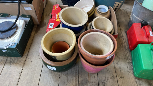 ASSORTED PLANTERS