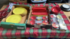 2 BOXES PLATES BOWLS ETC