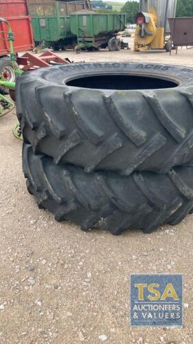 2 X TYRES 20.8 R38