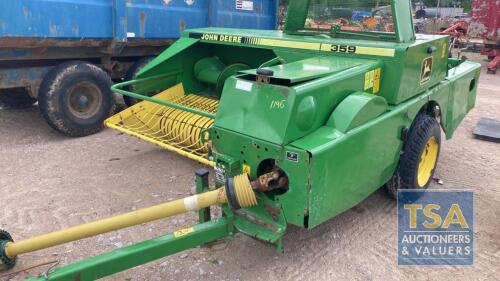 JOHN DEERE 359 SQUARE BALER C/W PTO SHAFT