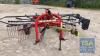 VICON ANDEX463 SINGLE ROTOR RAKE 4.6M WIDE GOOD WORKING CONDITION - 5