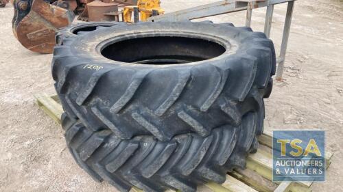 REAR TRACTOR TYRES AND TUBES 16.9 R38