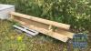 3 X 10FT WOODEN SHEEP TROUGHS - 2