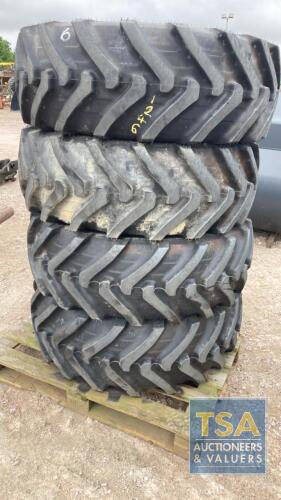 NEW 405/70 R24 DUMPER TYRES SET OF 4