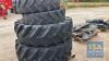 SET OF TRACTOR TYRES - 2