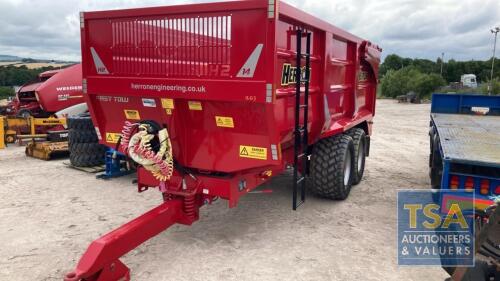 NEW UNUSED HERRON H2-14T 18' 14T GRAIN CART