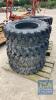 2 PALLETS NEW 8.25-20 SET OF RIM AND TYRES TO SUIT 10T DUCK