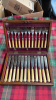 CASED FISH KNIVES & FORKS