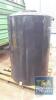 Black Plastic 1520 Litre Storage Tank