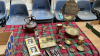2 BOXES BRASSWARE & CUTLERY