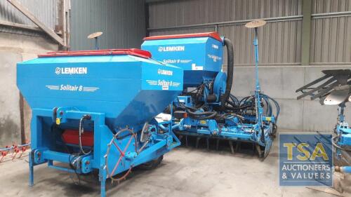 Lemken Solitair 9 Folding 4m One Pass Seed Drill/Power Harrow