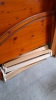 PINE DOUBLE BED FRAME - 3